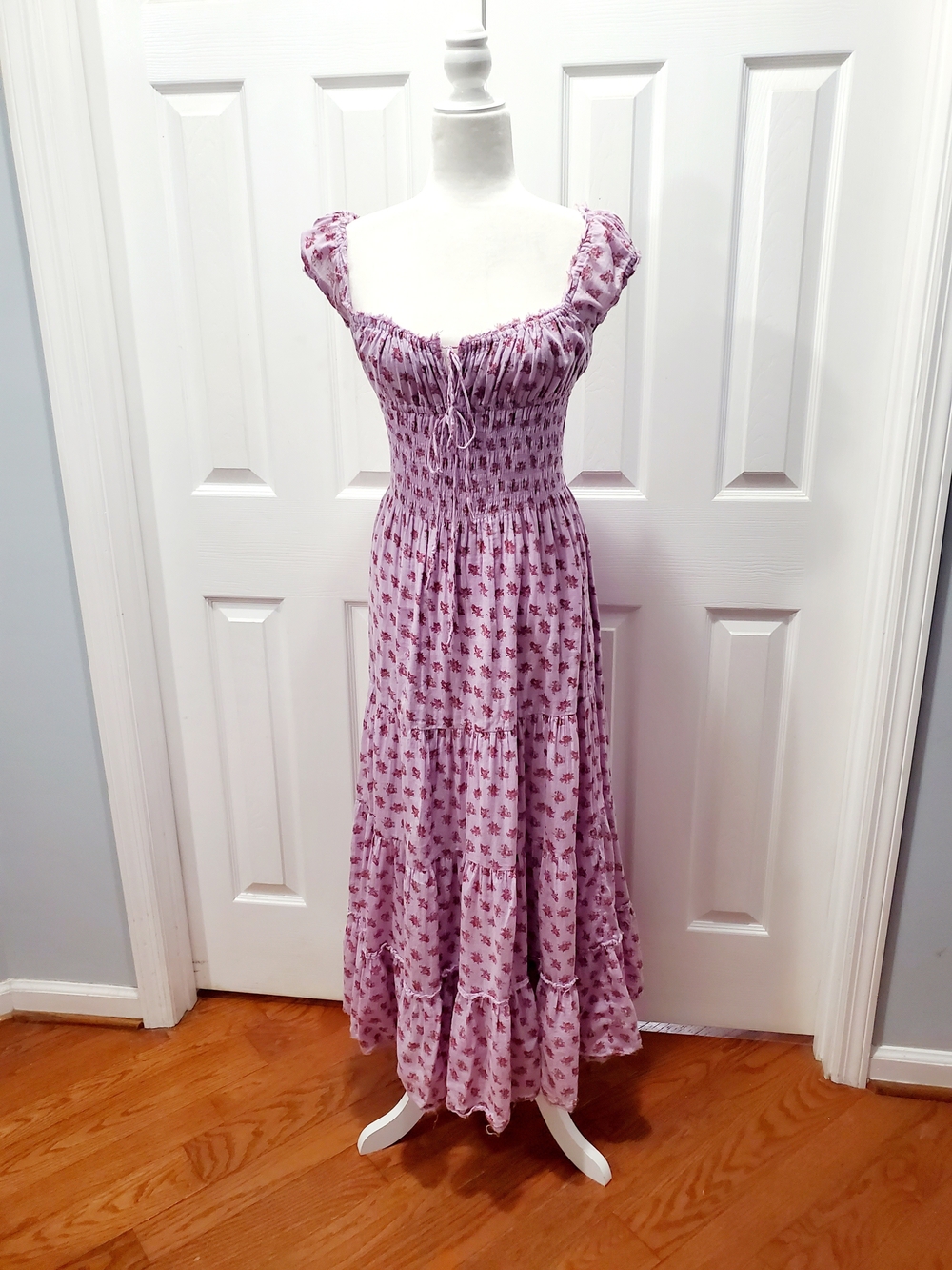 KIMCHI BLUE Urban Outfitters Cottagecore Maxi Dress XXS/Small-Runs Big Prairie - Picture 2 of 12
